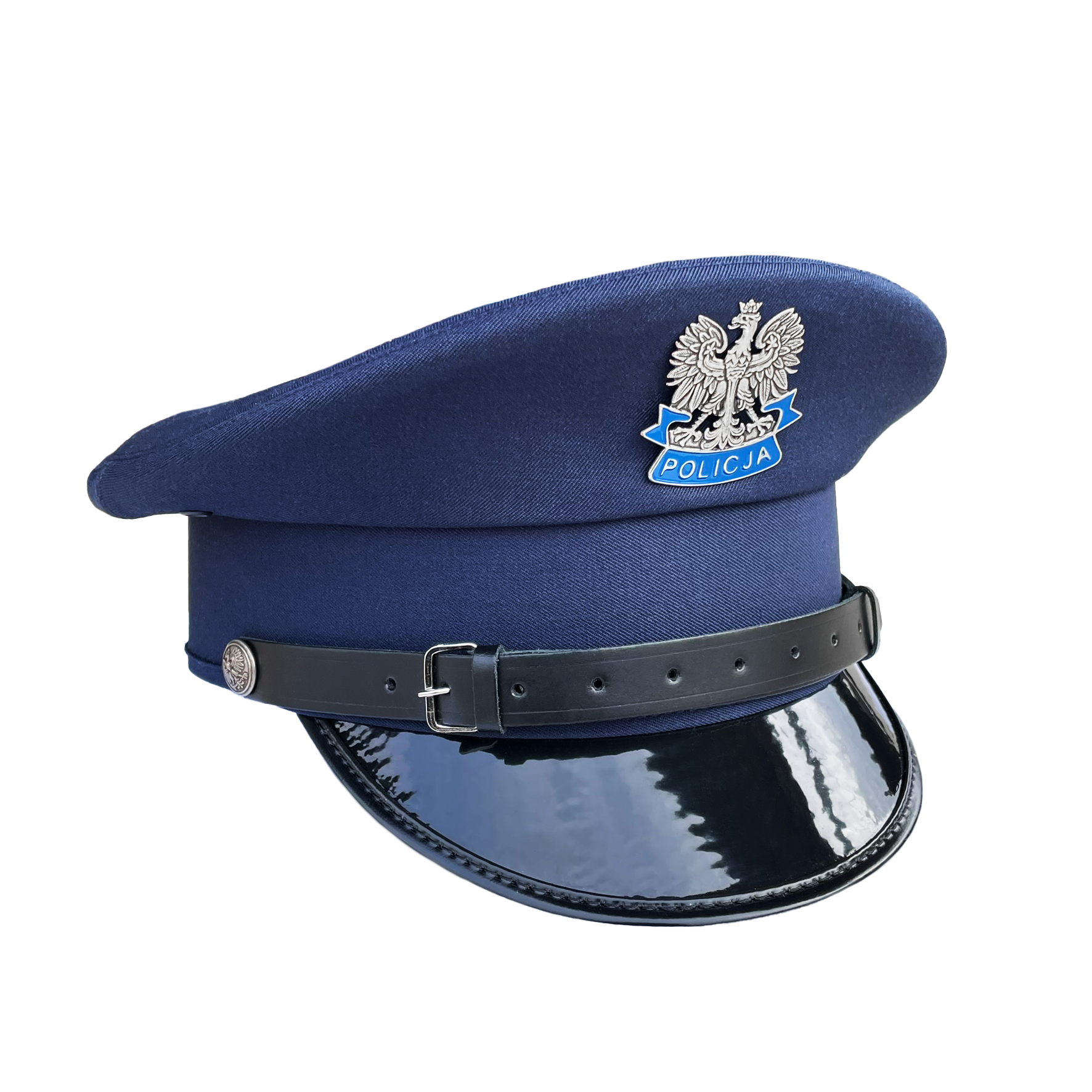 Czapka GARNIZONOWA gabardynowa wyjściowa POLICJA