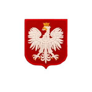 Emblemat godło Polski orzeł haftowany do naszycia na mundur