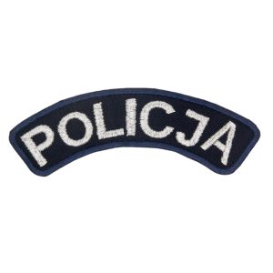Łuczek Policja haftowany emblemat na rękaw munduru wyjściowego