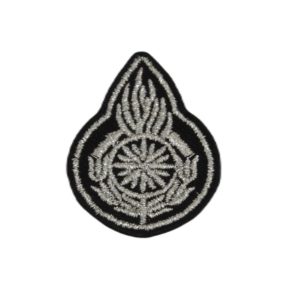 Ognik płomyk OSP mały emblemat naszywka