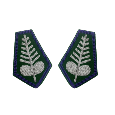 Patki PZŁ srebrna jedlina z szyszkami